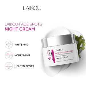 LAIKOU Niacinamide Fade Spots Night Cream Whitening Lighten Spots Nourishing Skin Care Cream 50g
