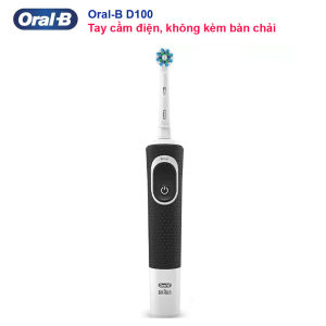 [Chính hãng] Oral-B Bàn Chải Đánh Răng Điện Oral-B Vitality D100 Oral-B D100 màu hồng Pink kèm 2 đầu bàn chải chính hãng đế sạc từ (0507)