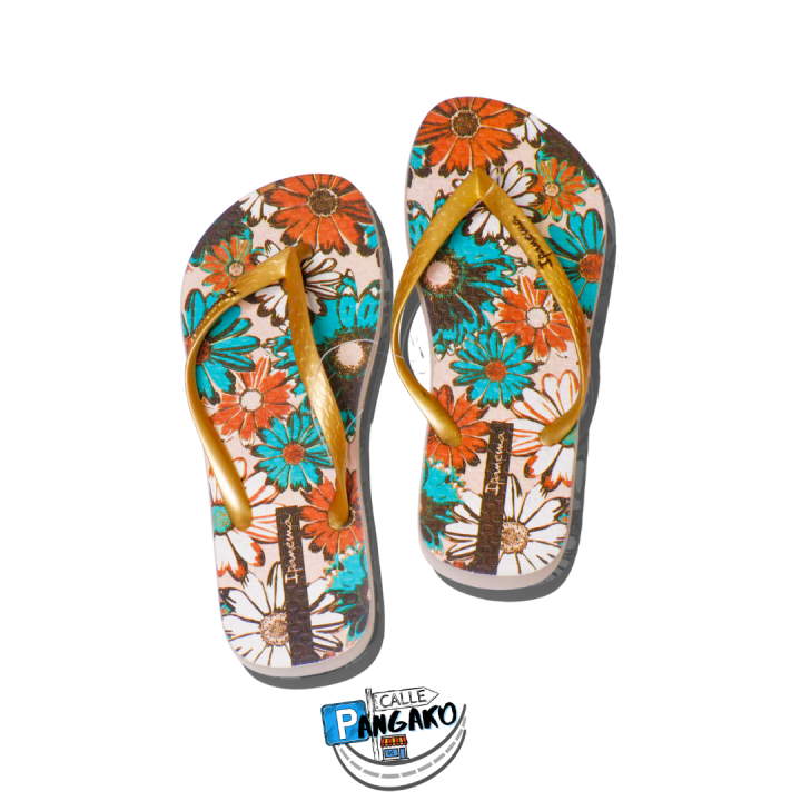 Womens rubber ipanema brasil deals tropical flip flops manufacture