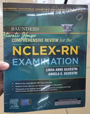 Saunders Comprehensive Review for the NCLEX - RN Examination 9th Philippine Ed. by Silvestri - Original Book! For NCLEX-RN