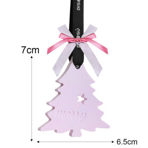 Christmas Tree Gypsum Aromatherapy Gift Pendant Bedroom Essential Oil Diffuser Car Xmas Tree Hanging Incense Holder for Home Party