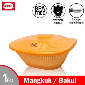 (BISA COD) PROMO SHINPO SALADO SIP 229 SB / MANGKUK SALAD / BAKUL PLASTIK / WADAH BUAH / WADAH SAYUR / TEMPAT CUCI SAYUR DENGAN SARINGAN / MANGKUK SERBAGUNA / WADAH PLASTIK / TEMPAT CUCI SAYUR PLASTIK MANGKUK SALAD