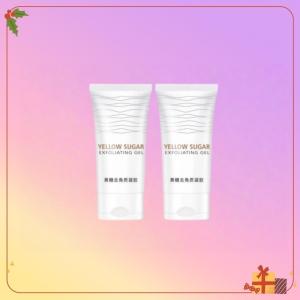 Yellow Sugar Exfoliating Gel 黄糖去角质凝胶150ML Shrink Pores Body Deep Cleansing Cream/ Facial Exfoliating Softening