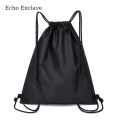 Echo Enclave Men's backpack drawstring bag sports fitness backpack lightweight basketball bag. 
