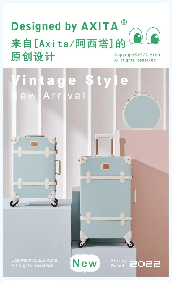 Vintage Style Cute Vintage Luggage Uniwalker Cute Aesthetic