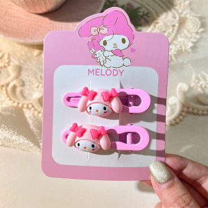 Sanrio Duck Mouth Clip Childrens Hair Clip Cartoon Cute Girl Hair Clip Girl Heart Decoration Side bangs