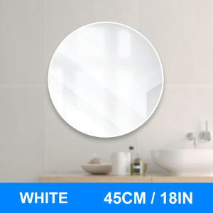 ALX MALAYSIA Home Ins Mirror Rubber Frame Mirror Bathroom Mirror wt Hook Dressing Mirror Entrance Mirror Round Mirror Modern Ins Mirror Cermin Bulat 圆形镜子