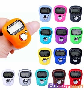 Finger Counter Mini Portable Light Weight Resettable Digital Row With LCD Display Colourful Digital Counter
