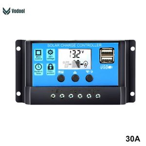 30/100A 12V/24V Solar Panel Regulator Charge Controller battery charger LCD Display USB[UEB Vodool]