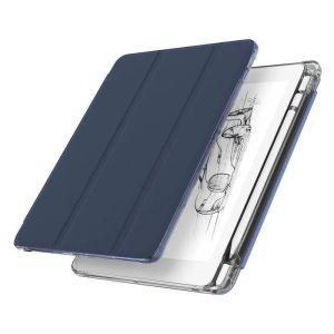INFINIX XPAD 20 PRO 12 INCH 2025 FLIP CASE TRANSPARENT SOFT CASING WITH SLOT PEN