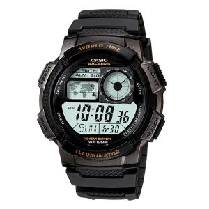 CASIO ORIGINAL - CASIO AE-1000W-1AV - Digital MEN - Hitam - Strap Resin - Jam dunia JD17ST # Jam Tangan Pria Cowok Anti Air Digital Analog + CASIO AE 1000W 1A AE-1000W 1000 W AE1000 AE-1000 AE1000W AE-1000W-1A $ WR1 STR BS7 HT7