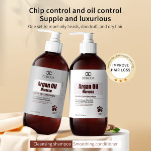 LYDIMOON shampoo and conditioner for frizzy hair dry hair 500ml Moroccan argan oil Anti dandruff  scalp itchy Keep hair colour smooth hair