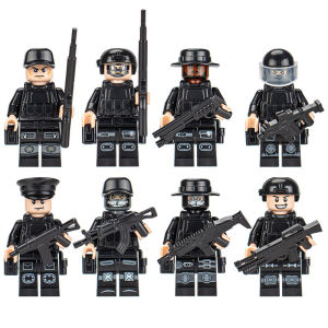 MeowMart Building blocks swat police army figures educational toy set kanak kanak rumah tangga