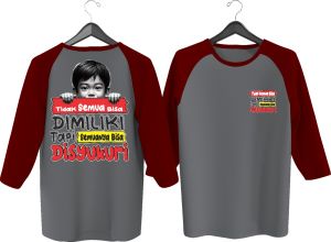KAOS RAGLAN PRIA SYUKUR \ KAOS RAGLAN PRIA LENGAN 3\4 ATASAN PRIA / KAOS MURAH / KAOS DISTRO / KAOS SIMPLE / T-SHIRT PRIA