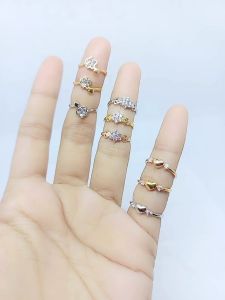 CINCIN ANAK MP LOVE &BUNGA / CINCIN PERAK ASLI SILVER 925 LAPIS EMAS/ CINCIN FASHION WANITA TERBARU