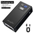 Haixnfire w203 Đèn Cắm Trại Ngoài Trời Có thể sạc qua USB 3000 lumens đèn pha đèn pin LED phía trước và phía sau đèn pha đèn xe đạp và phụ kiện xe đạp đèn khẩn cấp. 