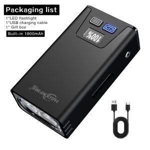 HaixnFire W203 Outdoor camping lamp USB rechargeable 3000 lumens Floodlight LED flashlight Front and rear headlights Bicycle lights and bicycle accessories Emergency light