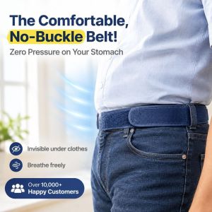 Elastic Waist Belt Magic Velcro Belt Easy to Use Adjustable Strap