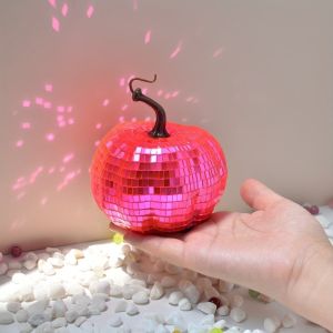 MARBLEX Colorful Mirror Pumpkin Ornament Exquisite Small Size Pumpkin Figurines High Quality Pumpkin Home Decor Halloween Party