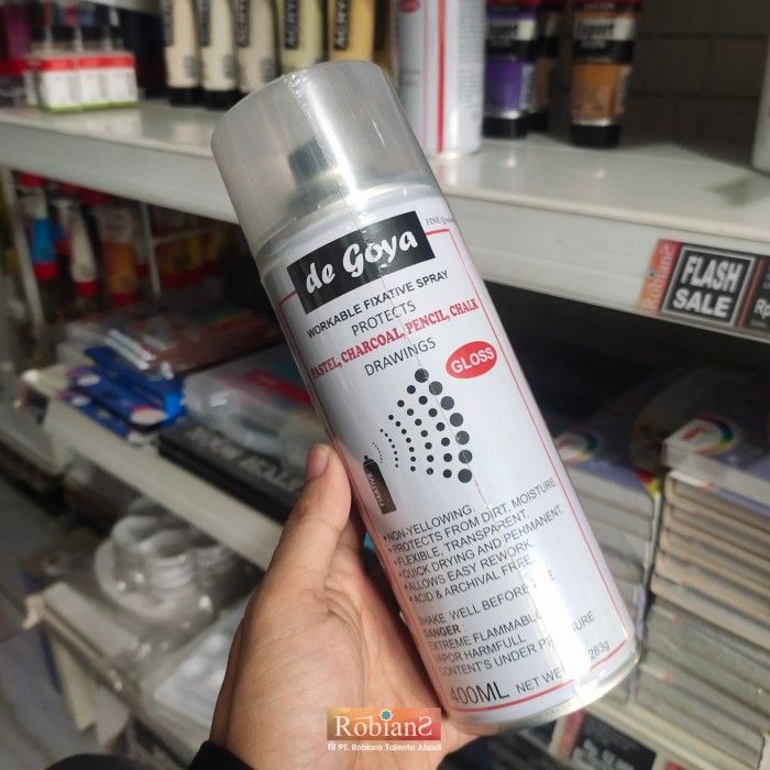 De Goya Fixative Spray Gloss Uk 400 ml Lazada Indonesia