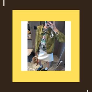 2026 Fall New Women Trendy Barn Style Embroidered Color Block Lapel Loose Casual Windbreaker Coat