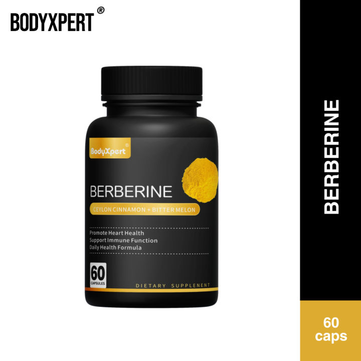 Complément Alimentaire Berbérine 2250 Mg Avec Cannelle Et Melon Amer - Soutien Immunitaire & Cardiaque - 30/60/120 Capsules