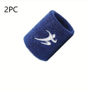 Outdoor Sports Sweat Absorbing Breathable Wristbands For Men Women Soft High Elastic Sweat Bands For Gym Running Fitness Tennis