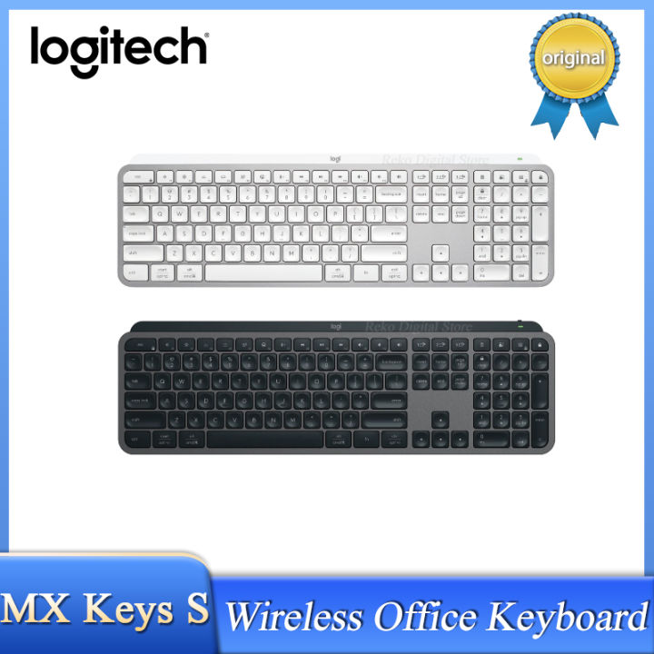 Logitech 104 Logitech MX Keys S Wireless Keyboard Bluetooth Office 104 Key Charging ...