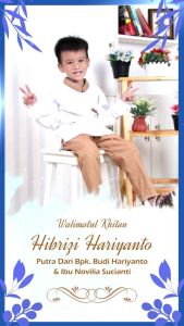 video Undangan Khitanan | Video Undangan Pakai Foto | 5 Slide | Kartu Undangan Digital