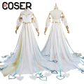 【COSER 77】Genshin Impact The Greater Lord Rukkhadevata Cosplay Costume Nahida Water Spun Yarn Dress Wig Ear Tattoo Necklace Hairpin Sumeru. 