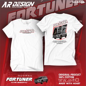 Kaos Toyota Fortuner - Baju Distro Pria FORTUNER T-Shirt Toyota Fortuner Otomotif Cutton Combed AR06