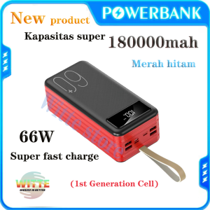 Witte Super Kapasitas Power bank Robot 180000mAh Fast Charging PD20W awet tahan lama