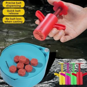 ADREE Di động Máy ép mồi câu cá ngắn Móc câu nổ Thiết bị ép mồi Lure Press Thiết bị cố định mồi câu cá Thiết bị treo mồi câu Câu cá chép