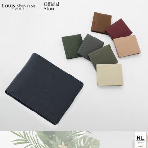 Louis Montini (Minimal Style) กระเป๋าสตางค์หนังวัวแท้ กระเป๋าผู้ชายหนังแท้ MEN’s WALLET TTM094