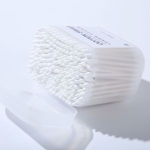 Double ended cotton swab pointed makeup ear digging cotton swab beauty salon non medical sterile disinfection disposable box