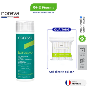 Sữa Rửa Mặt Cho Da Dầu Mụn Noreva Exfoliac Intensive Foaming Gel 200ML