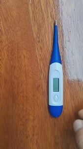 Veterinary Electronic Thermometer Backlight Large Screen Soft Flexible Probe For Dog Cat Livestock