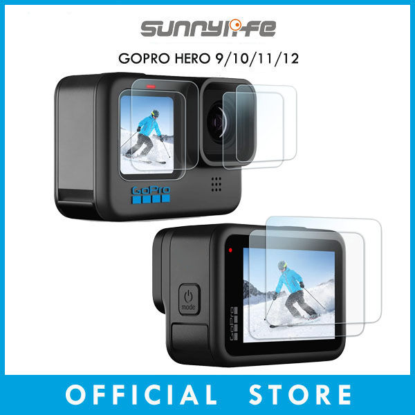 GoPro Hero 10, 11, 12 Camera Protective Film Combo Tempered Glass Lens  Screen Protector Set Sunnylife GO-GHM648/GO-GHM649 Lazada PH