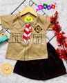 Setelan baju bayi Dress Karakter POLICE & PRAMUKA Model ROK fashion bayi cewek usia 0-3 TAHUN. 