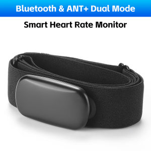 WEST BIKING Heart Rate Monitor Chest Strap Compatible Belt Bluetooth & ANT+ Cycling Running IP67 Waterproof Accessories