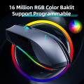 Delivery in 72 Hours Machenike M7 Gen 2 Wired/ wireless mouse Dual-mode gaming mouse RGB Backlit up to 16000DPI PMW3335 mouse for PC desktop computer laotop notebook. 