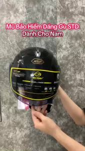 Mũ Bảo Hiểm STD Kính Dài – Phong Cách Thể Thao Ôm Đầu Êm Ái Nam Tính Giấy Tờ Đầy Đủ Bảo Hành 12 Tháng