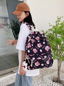 Ba Lô Đa Năng Chống Thấm Nước Sức Chứa Lớn In Họa Tiết Dâu Tây / Gấu Thời Trang Cho NỮ