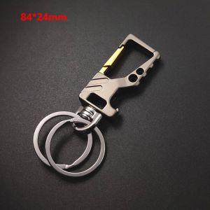 KENAIDOO Fashion Outdoor Key Carabiner Clip Zinc Alloy Portable Car Male Keychains with Bottle Opener Camping Hiking Backpack Buckle Climbing Travel Tool