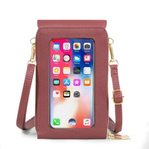 DROPASSIST 1660 Korean Women Sling BagTouch Screen Premium  Large Capacity Sling Wallet Multi-function Mobile Phone Bags
