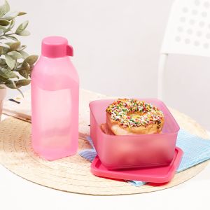 Lunch Set Paket Hemat Biru/ Lunch Set/ Kotak makan plastik