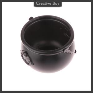 [Creative] Large Wizard Witch Cauldron Decoration Prop Halloween Irish Parties Table Centerpieces Candy Holder Table Halloween Decorations