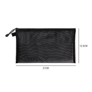 Transparent PVC Pencil Case Large Capacity Student Stationery Storage Bag Pencil Pouch with Zipper Cosmetic Toiletries Travel Organizer Bag Kotak Pensel