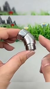 BF 135° Degree Showerhead Angle Adjuster 1/2" Universal Elbow Adapter Handheld Shower Angle Controller