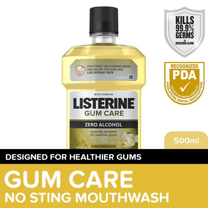[Spot] Listerine Gum Care Zero Alcohol / Alcohol free Mouthwash 500ml